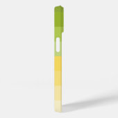 ライムレモンのグラデーションのブロック色 Case-Mate iPhoneケース (裏面 / 右)