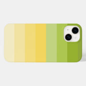 ライムレモンのグラデーションのブロック色 Case-Mate iPhoneケース (裏面 (横))