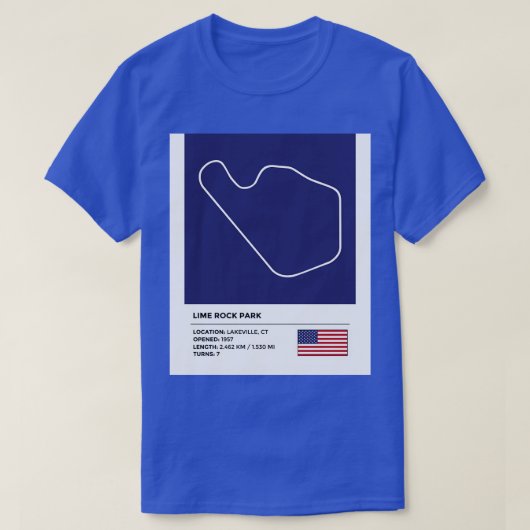 ライムロックパーク情報Tシャツ Tシャツ (デザイン正面)