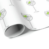 ライム付きカクテル ラッピングペーパー (ロールコーナー)