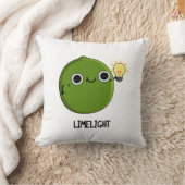 ライム光フルーツおもしろいライムプリン クッション (ブランケット)