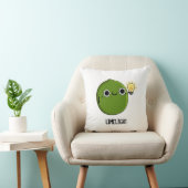 ライム光フルーツおもしろいライムプリン クッション (椅子)