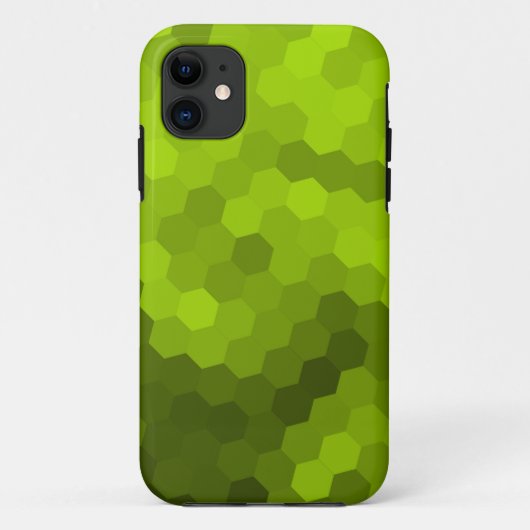 ライム六角シームレスグラフィック Case-Mate iPhoneケース (裏面)