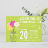 ライム写真ランヌカルスバラModernTypography 招待状 (スタンド正面)