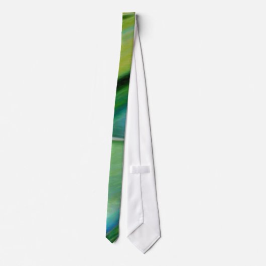 ライム及びターコイズ ネクタイ (裏面)