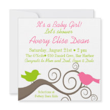 ライム及びピンクの枝の鳥