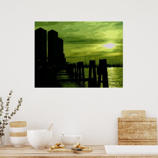 ライム収縮 ポスター (キッチン)