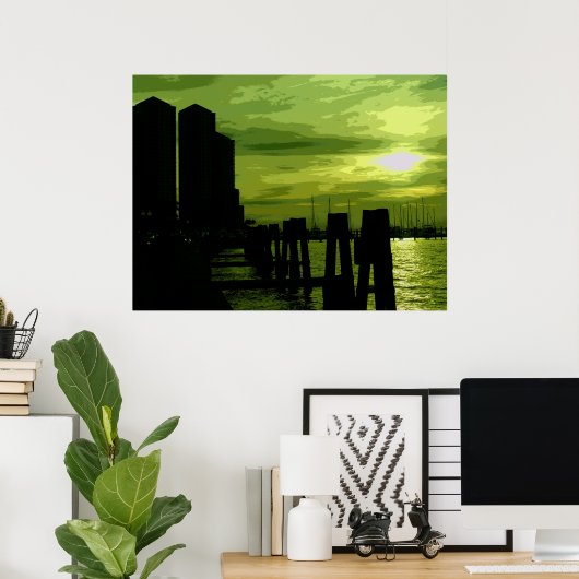 ライム収縮 ポスター (ホームオフィス)