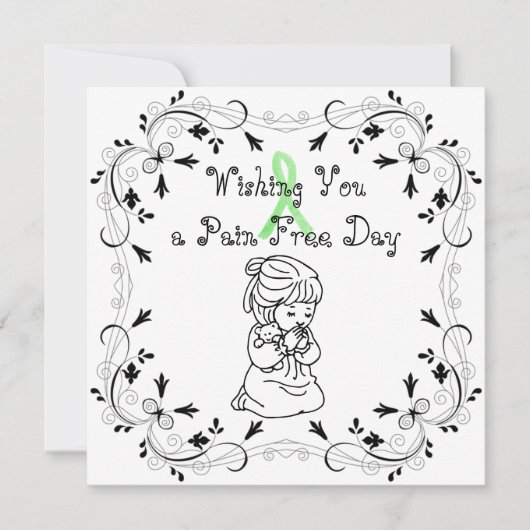 ライム患者さんのための痛みのないデイカードをお願い (正面)