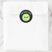 ライム感じズグッドおもしろいシトラスライムプンダーク ラウンドシール (バッグ)