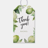 ライム感謝してい葉 ギフトタグ (正面)