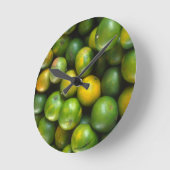ライム時計 ラウンド壁時計 (傾斜)
