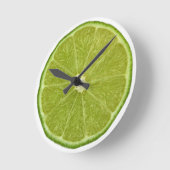 ライム時計 ラウンド壁時計 (傾斜)