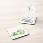 ライム果実デザイン実在ライム コースター (右側)