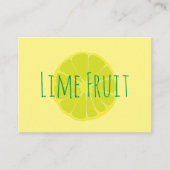 ライム果実 名刺 (正面)