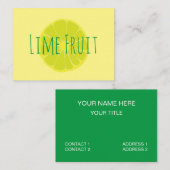 ライム果実 名刺 (正面/裏面)