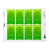 ライム果汁ボトルラベル ラベル (フルシート)