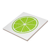 ライム様式化フルーツスライス タイル (側面)