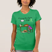 ライム病と共に生きるライフシャツ Tシャツ (正面)