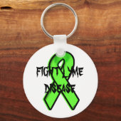ライム病と闘う キーホルダー (正面)