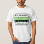 ライム病のシャツはもう飽きた Tシャツ (正面)