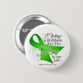 ライム病のリボンヒーロー 缶バッジ (正面&裏面)