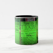 ライム病の抗議シンボルや象徴マグカップ ツートーンマグカップ (中央)