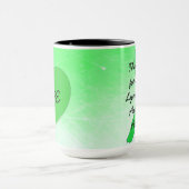 ライム病の擁護者ありがとうコーヒーマグ マグカップ (中央)