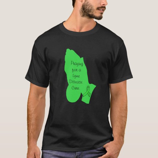 ライム病の治癒を祈って Tシャツ (正面)