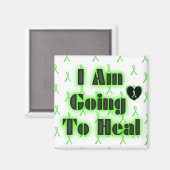 ライム病の確認：私は治る マグネット (正面/裏面)