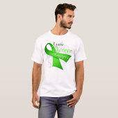 ライム病の認識度のリボン Tシャツ (正面フル)