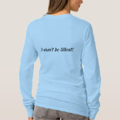 ライム病の認識度 Tシャツ (裏面)