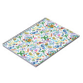 ライム病ギフトグリーンリボン認識度 ノートブック (左側)