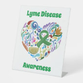 ライム病グリーンリボン認識度会議 台座サイン (正面)