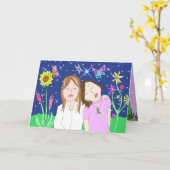 ライム病サポートカード カード (黄色い花)