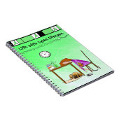 ライム病ノートまたはジャーナルを使用した生活 ノートブック (右側)