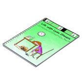 ライム病ノートまたはジャーナルを使用した生活 ノートブック (左側)