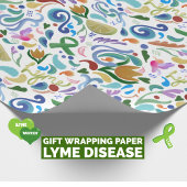 ライム病プレゼントギフトラップ#lyme #lymedisease ラッピングペーパー