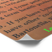 ライム病ポスターについて知っておくべきこと ポスター (角)