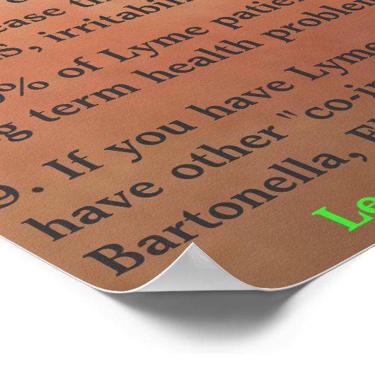 ライム病ポスターについて知っておくべきこと ポスター (角)