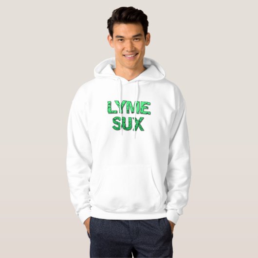 ライム病マジ勘弁Tシャツ パーカ (正面フル)