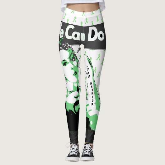 ライム病啓発レギンス We Can Do It レギンス (正面)