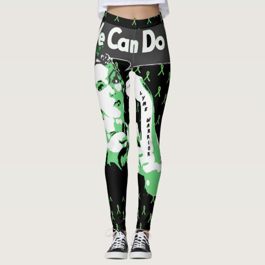 ライム病啓発レギンス We Can Do It レギンス (正面)