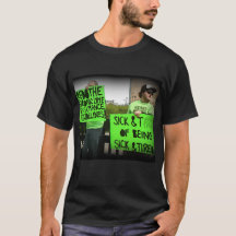 ライム病啓発抗議者Tシャツ