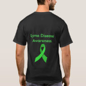 ライム病啓発抗議者Tシャツ Tシャツ (裏面)