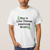 ライム病啓発月間Tシャツ 5月 Tシャツ (正面)