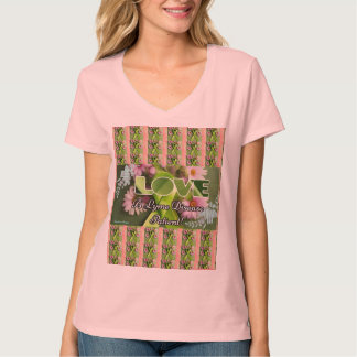 ライム病患者の女性の大人Tシャツが大好き Tシャツ