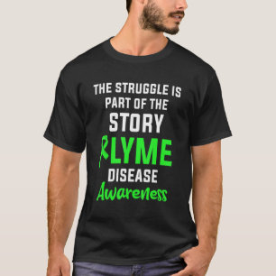 ライム病生存戦士認識度28 Tシャツ
