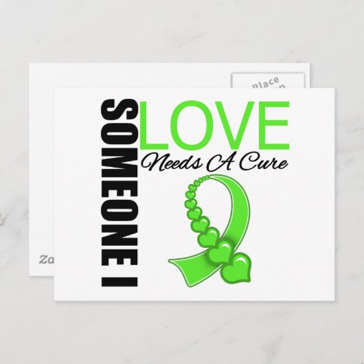 ライム病私が愛する人は治療を必要とする ポストカード (正面/裏面)