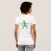 ライム病認知Tシャツ ブレインフォグ Tシャツ (裏面フル)